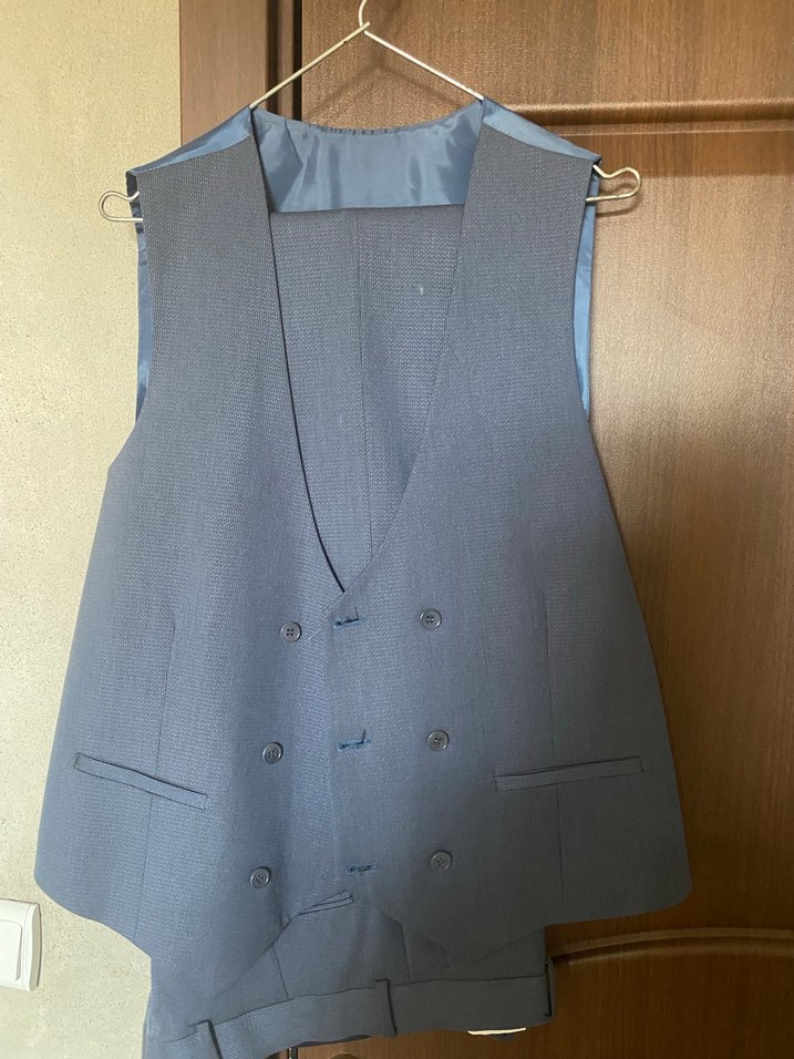 Gri Erkek Ofis Takım Elbise - Görsel 5