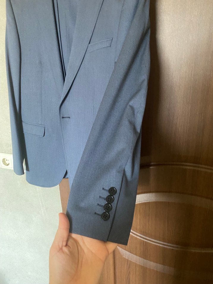 Gri Erkek Ofis Takım Elbise - Görsel 2