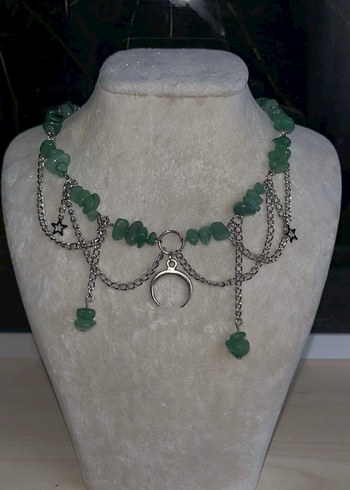 Accessorize  Yesil Tasli Kolye