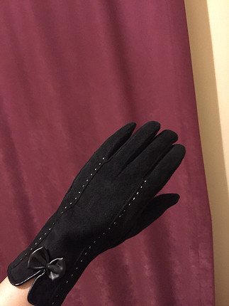 Accessorize siyah şık eldiven