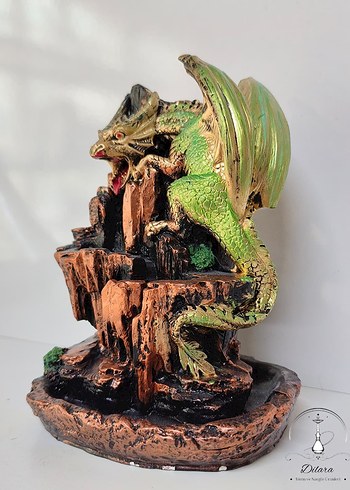 Dragon Ejderha Geri Akış Tütsülük Çift Taraflı Kullanım - Görsel 2