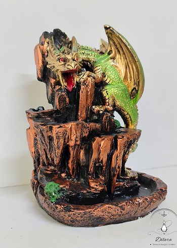 Dragon Ejderha Geri Akış Tütsülük Çift Taraflı Kullanım - Görsel 3