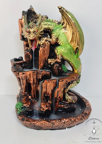 Dragon Ejderha Geri Akış Tütsülük Çift Taraflı Kullanım - Görsel 4