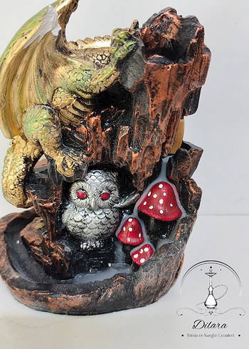 Dragon Ejderha Geri Akış Tütsülük Çift Taraflı Kullanım - Görsel 5