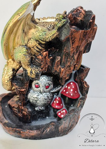 Dragon Ejderha Geri Akış Tütsülük Çift Taraflı Kullanım - Görsel 8