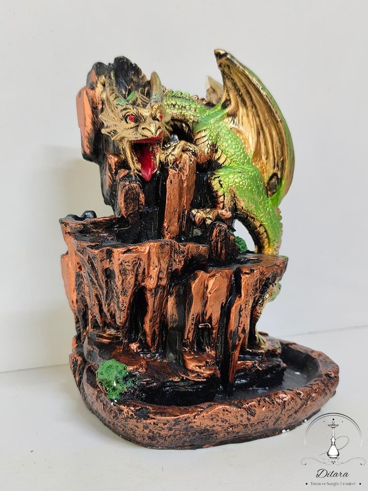 Dragon Ejderha Geri Akış Tütsülük Çift Taraflı Kullanım - Görsel 3
