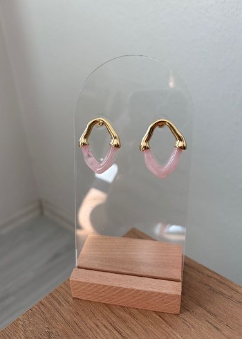 Pembe Sedefli Küpe