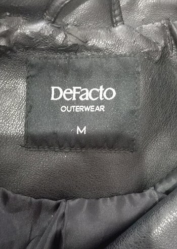 Kadın Siyah Deri ceker - Görsel 2