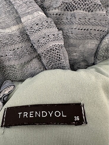 s Beden mavi Renk Trendyol elbise