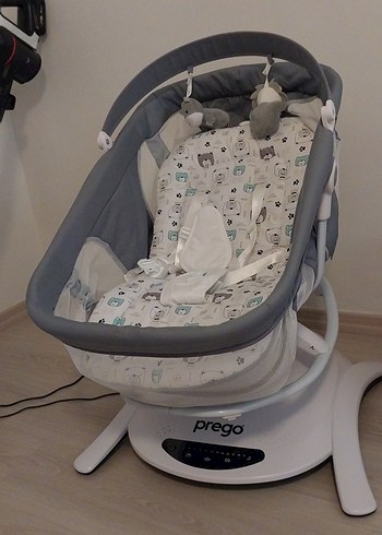 Prego Gri Bebek Beşiği ve Sepeti