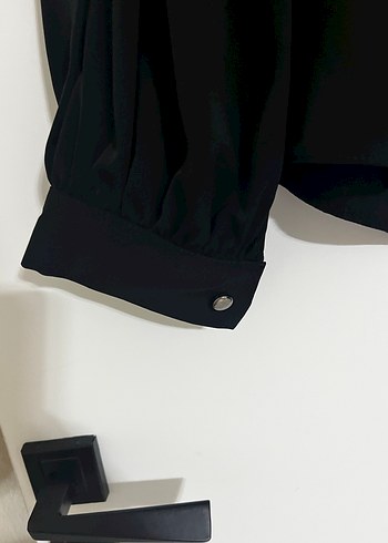 Siyah Kadın Gömlek - Görsel 4