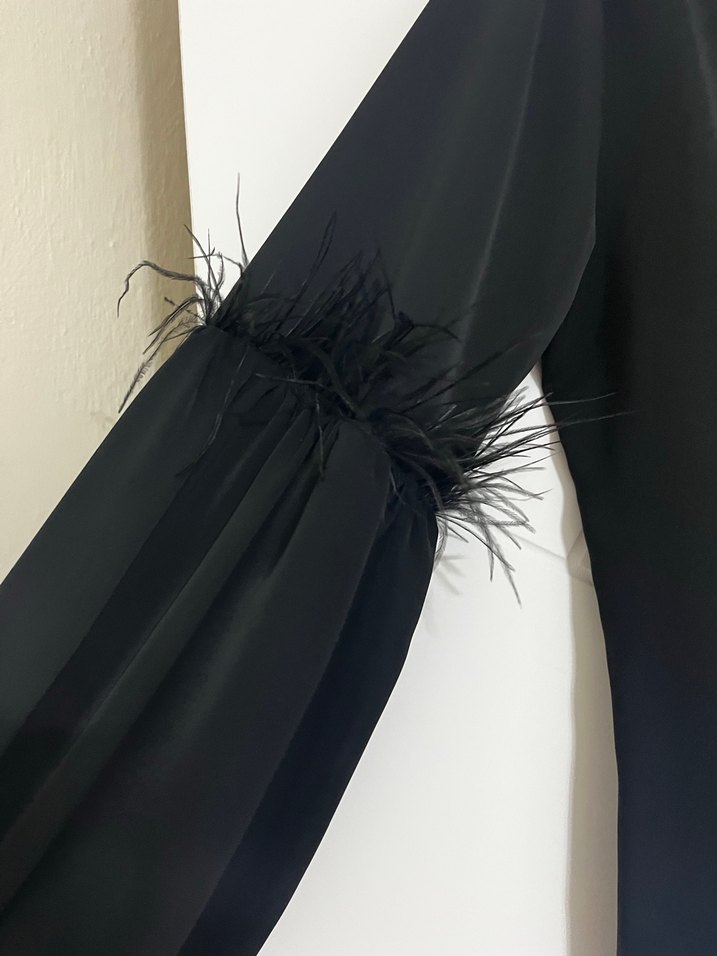 Siyah Kadın Gömlek - Görsel 3