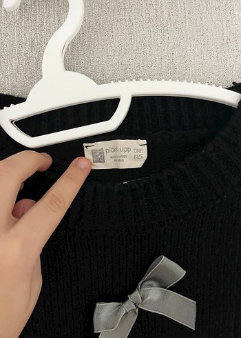 Siyah süveter kazak  - Görsel 4