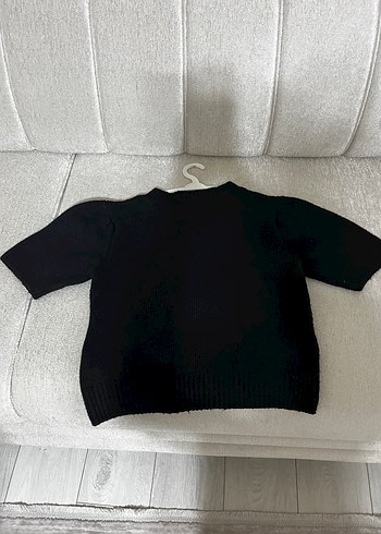 Siyah süveter kazak  - Görsel 3