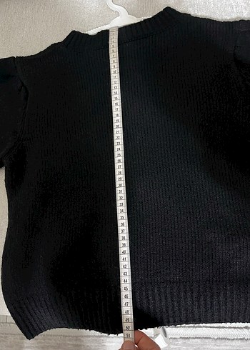 Siyah süveter kazak  - Görsel 7
