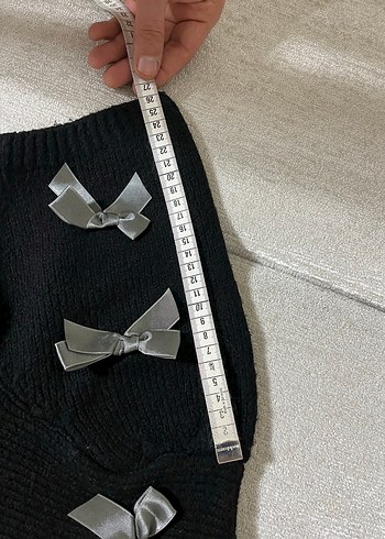 Siyah süveter kazak  - Görsel 6