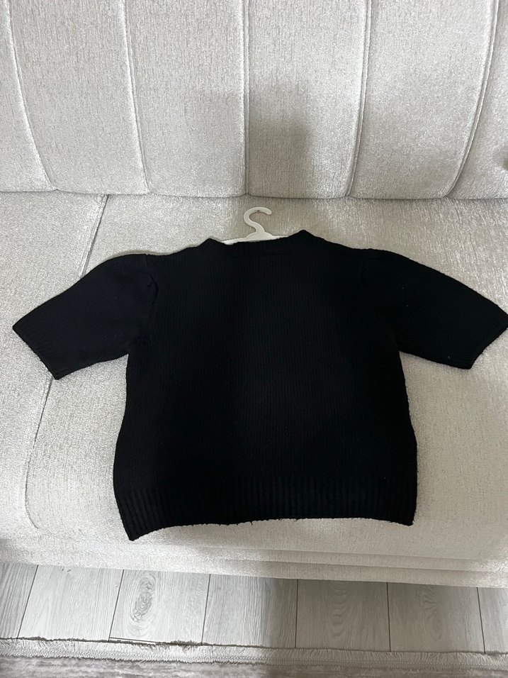 Siyah süveter kazak  - Görsel 3