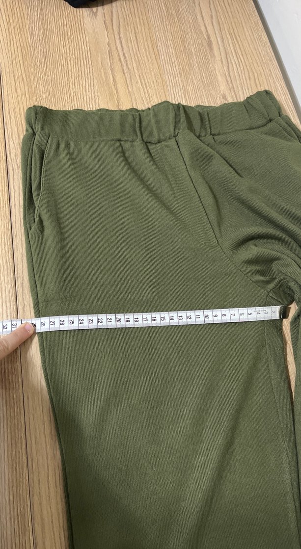 Yeşil kadın triko alt - Görsel 5