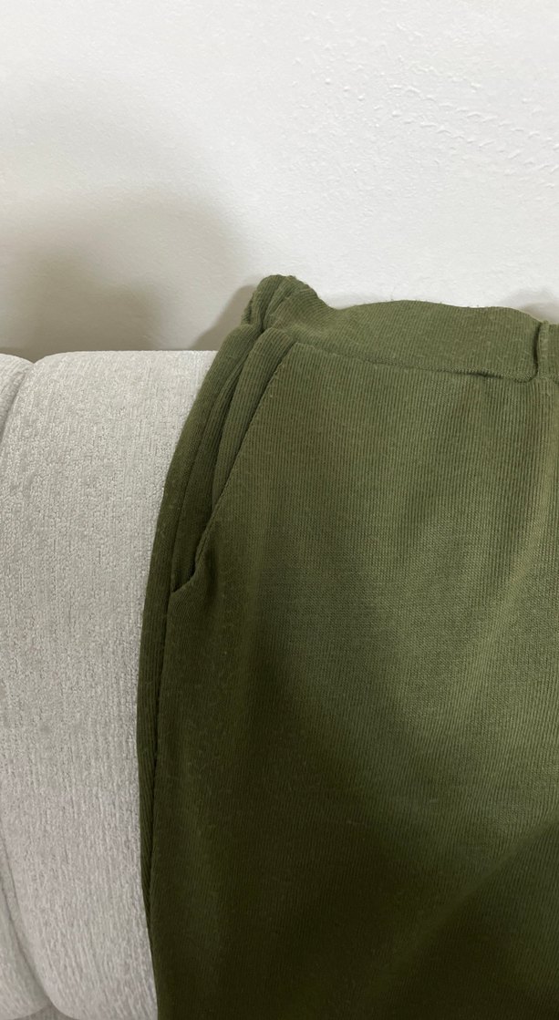 Yeşil kadın triko alt - Görsel 3