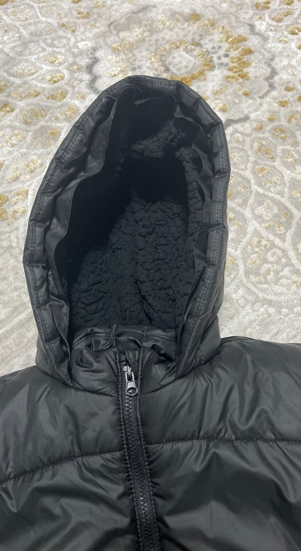 Siyah Kadın Kışlık Mont - Görsel 4