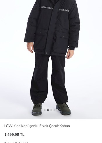 Siyah Erkek Çocuk Mont - Görsel 8