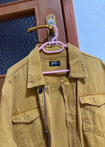 Erkek camel rengi kot ceket - Görsel 2