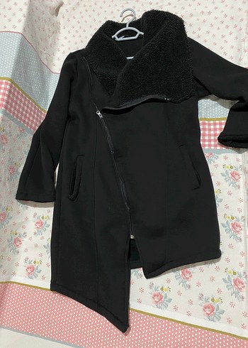 Fermuarlı Siyah Kadin Ceket hirka s beden kalin - Görsel 2