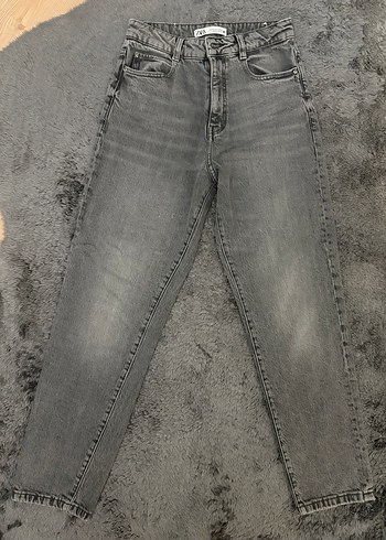 Zara Gri Kadın Kot Pantolon - Görsel 2