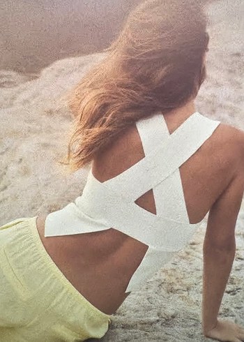 Zara sırt dekolteli bluz - Görsel 4