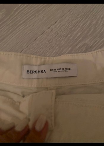 Bej Keten Renkli Kadın Midi Etek - Görsel 2