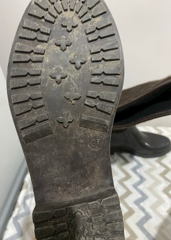 Kahverengi Kürklü Dizüstü Kadın Çizme - Görsel 4