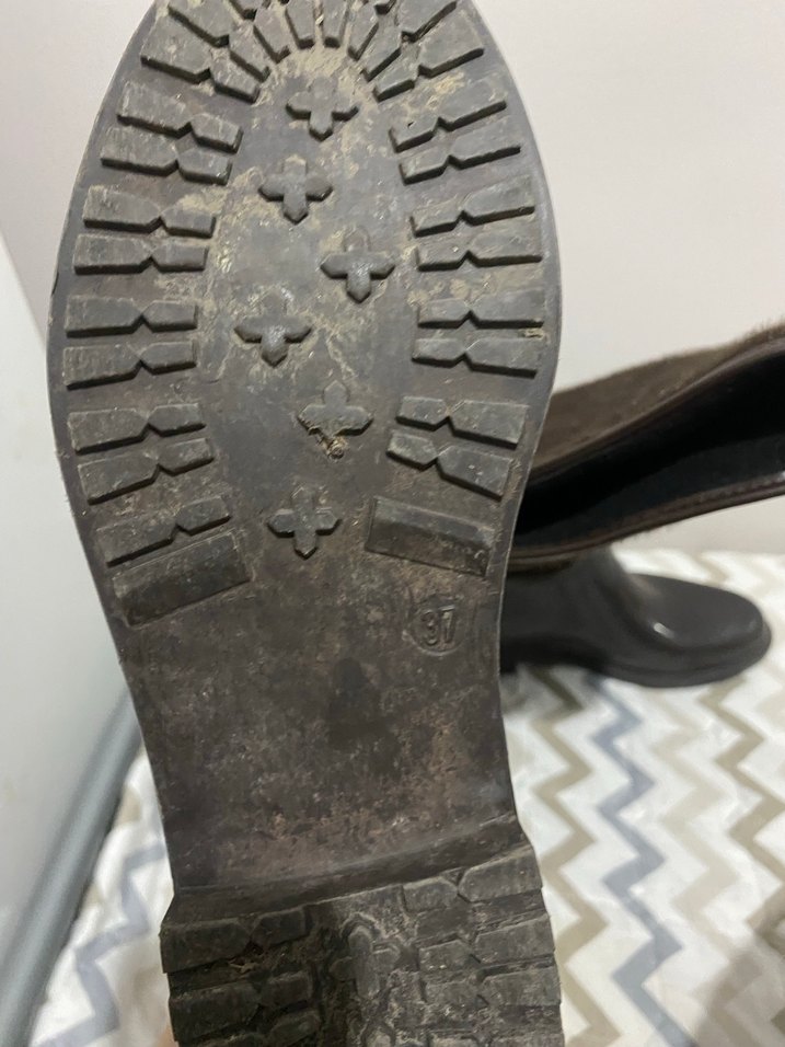 Kahverengi Kürklü Dizüstü Kadın Çizme - Görsel 4