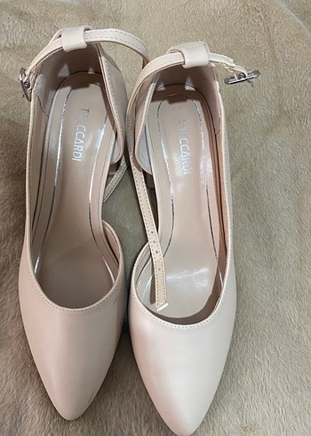 Bej Modern Klasik Topuklu Kadın Ayakkabı - Görsel 2
