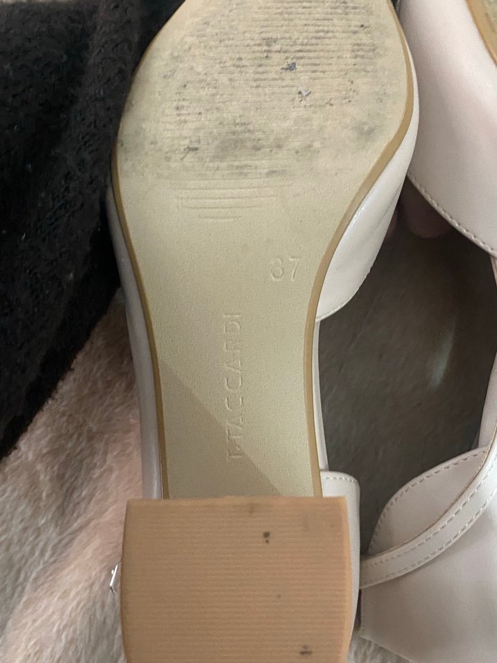 Bej Modern Klasik Topuklu Kadın Ayakkabı - Görsel 4