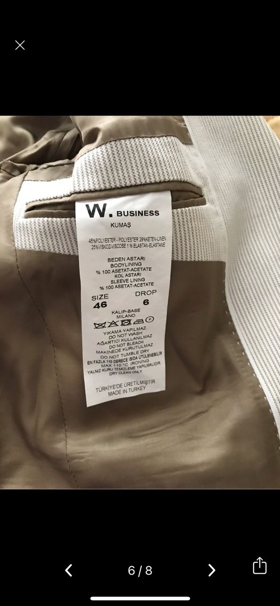 Bej Erkek Takım Elbise - Görsel 5