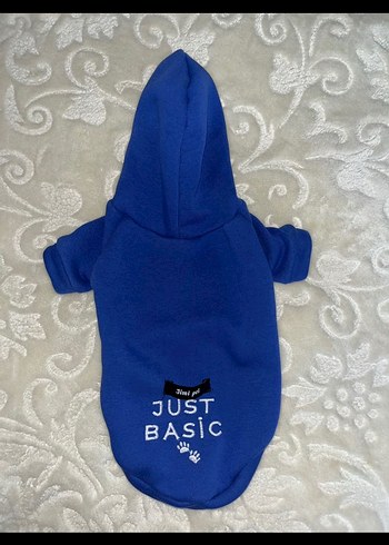 Mavi Kapüşonlu Köpek Kıyafeti - Görsel 2