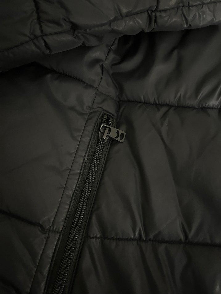 Siyah Kadın Midi Kışlık Mont - Görsel 2