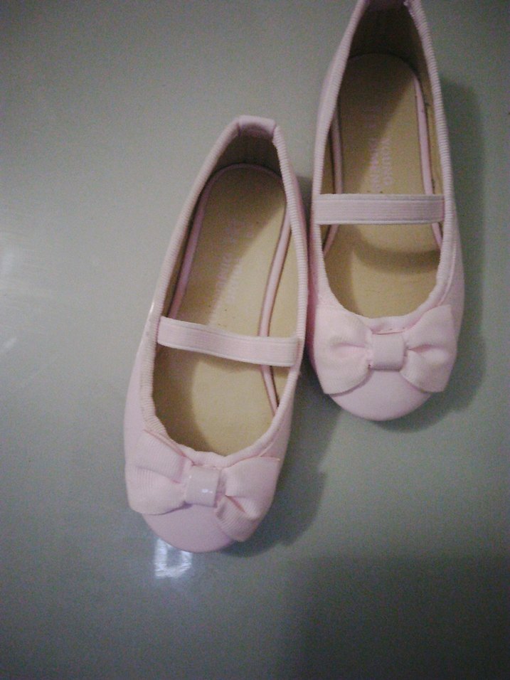 Klasik Pembe Fiyonk Detaylı Kız Babet - Görsel 3