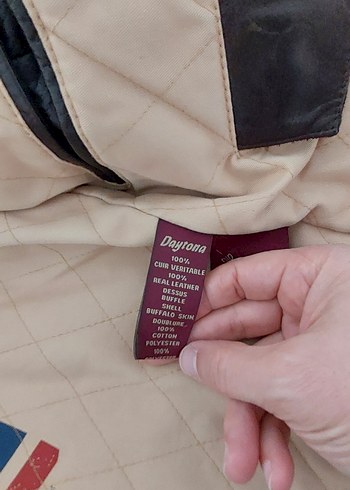 Deri Mont / Ceket . Daytona73 ( Hakiki Bufalo derisi ) L / M - Görsel 5
