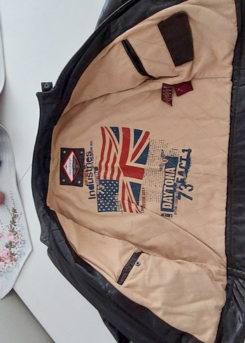 Deri Mont / Ceket . Daytona73 ( Hakiki Bufalo derisi ) L / M - Görsel 3