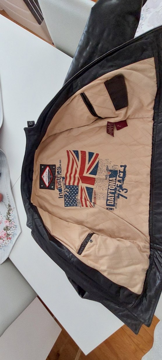 Deri Mont / Ceket . Daytona73 ( Hakiki Bufalo derisi ) L / M - Görsel 3