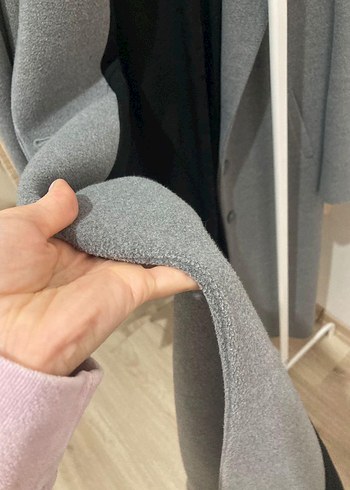 Adl gri kışlık kaban - Görsel 6