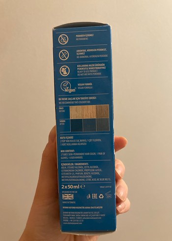 Color Rebel Yarı Kalıcı Saç Boyası - Mavi - Görsel 2