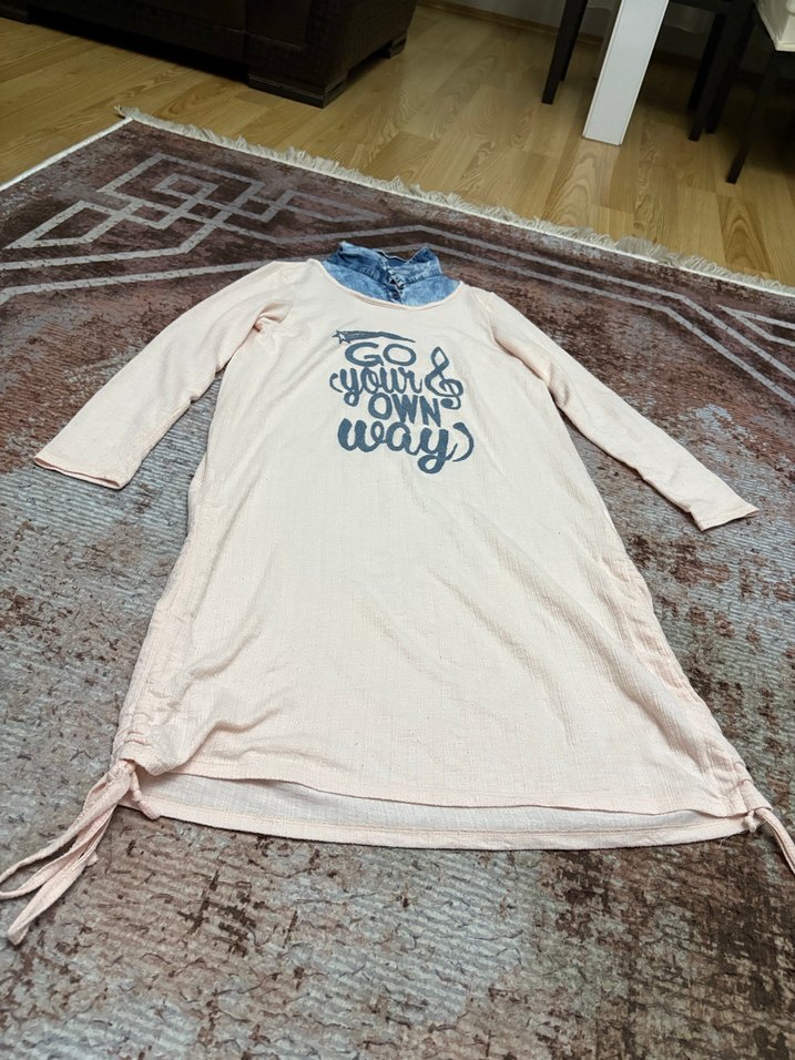 Uzun Kollu Rahat Tunik - Görsel 2