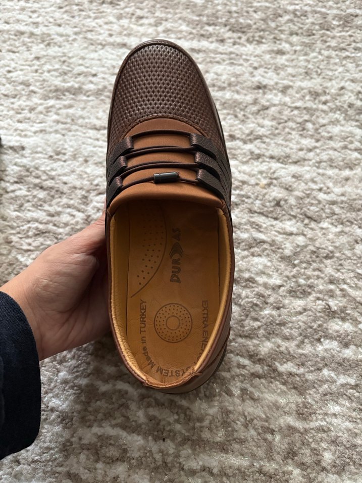 Kahverengi kadın Özel Ayakkabı Tokalı - Görsel 3