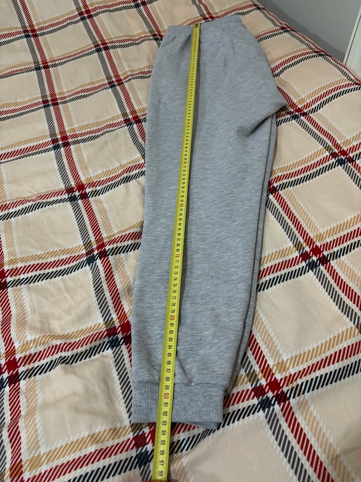 Gri Pamuklu  Eşofman Altı - Görsel 2