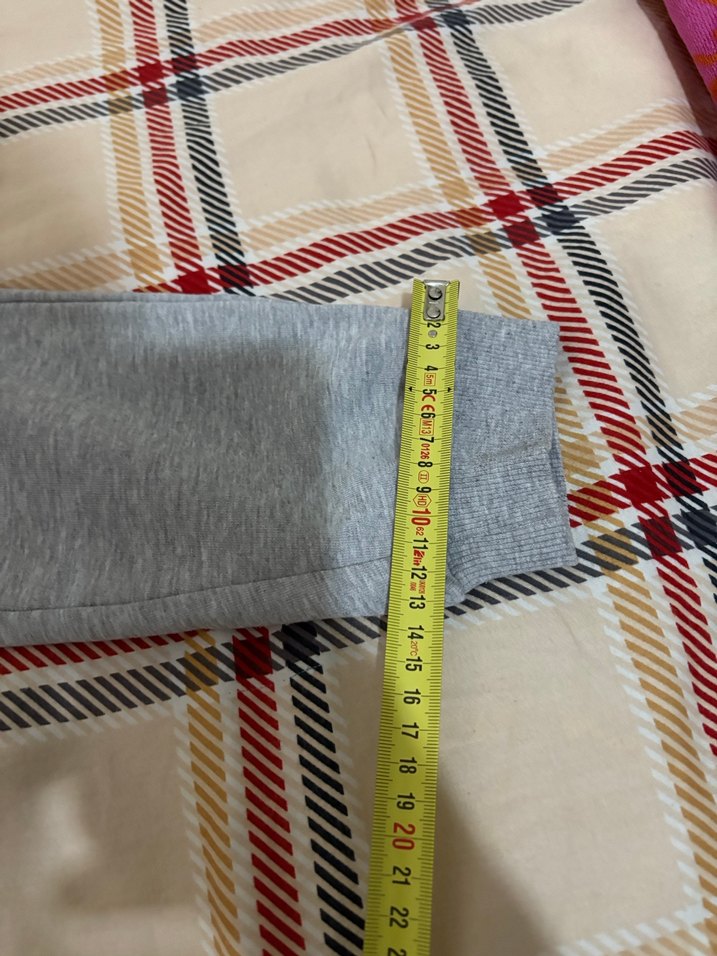 Gri Pamuklu  Eşofman Altı - Görsel 4