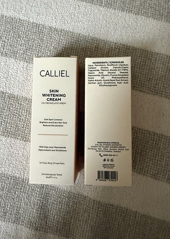 Calliel Cilt Beyazlatıcı Krem 50 ml - Görsel 3
