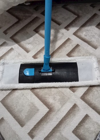 Mavi ve Gri Yer Temizleyici Mop - Görsel 3