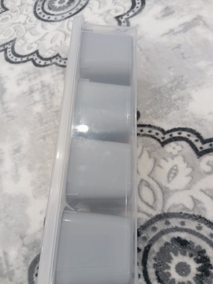 Grand 4 Bölmeli Saklama Kabı 3,5L Gri - Görsel 3